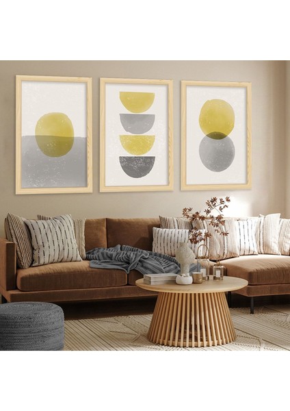 Ahşap Çerçeveli Kolaj Çizim Modern Tablo fiyatları