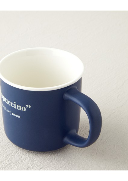 Phoebe Cappucino New Bone China Kupa 200 ml Lacivert modelleri
