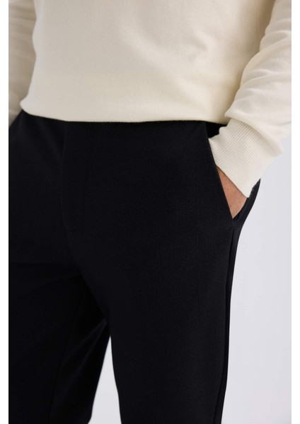 Tailored Regular Fit Normal Kesim Kumaş Pantolon Basic Düz Cepli D9083AX24WN