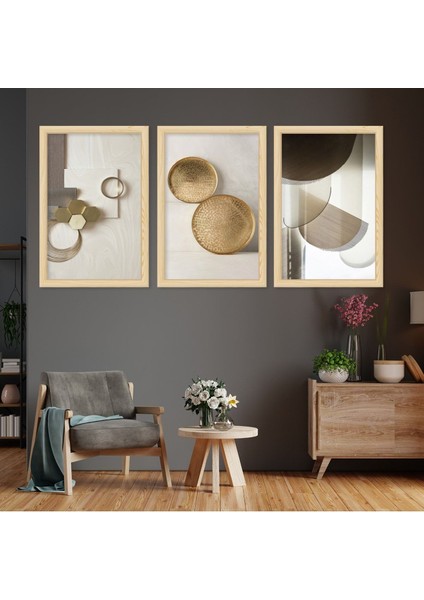 Ahşap Çerçeveli Modern Tablo