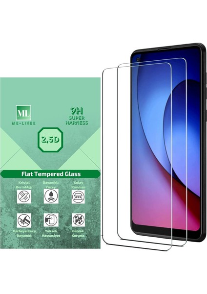 General Mobile Gm 20 İçin Hd Slim Glass Kırılmaz Cam Ekran Koruyucu (2'li Paket)