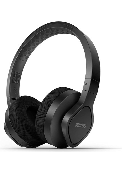 TAA4216BK/00 Kulak Üstü Spor Kulaklık Kablosuz, 40 mm Sürücü, 35 Saat Çalma Süresi, IP55 Toz/su Koruması, Soğutucu Kulak Kapakları, Yıkanabilir Kulaklık Yastıkları