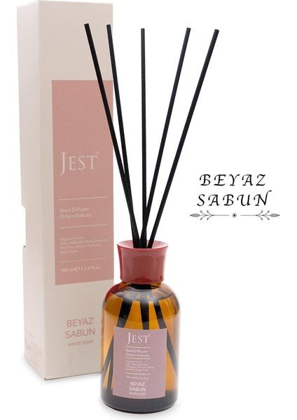 Beyaz Sabun Çubuklu Oda Ortam KOKUSU100 ml