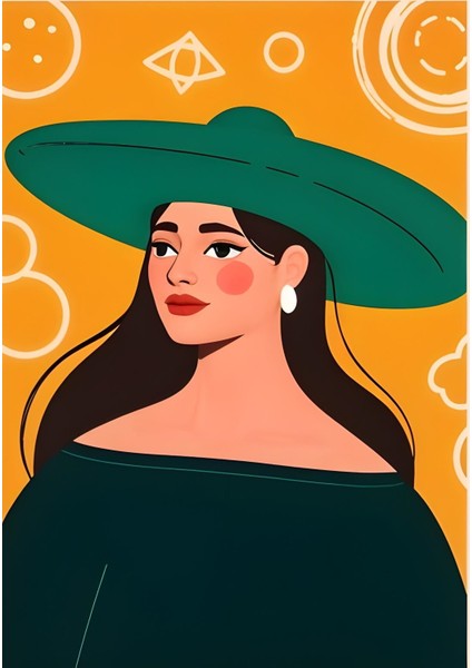 Matisse - Boho - Art Deco - Soyut - Doğa ( 3 Lü Çerçevesiz ) Poster - Afiş - Tablo KR2C00034/