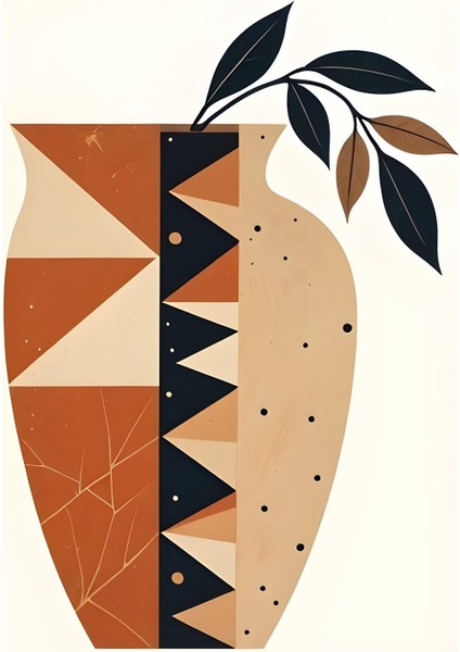 Matisse - Boho - Art Deco - Soyut - Doğa ( 3 Lü Çerçevesiz ) Poster - Afiş - Tablo KR2C00180/
