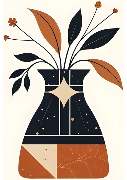 Matisse - Boho - Art Deco - Soyut - Doğa ( 3 Lü Çerçevesiz ) Poster - Afiş - Tablo KR2C00180/