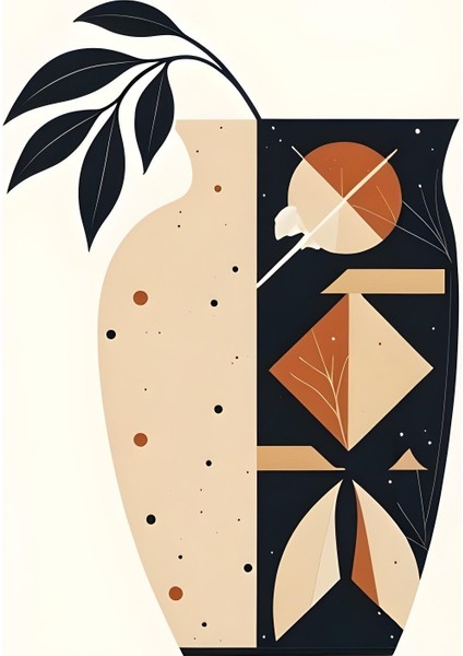 Matisse - Boho - Art Deco - Soyut - Doğa ( 3 Lü Çerçevesiz ) Poster - Afiş - Tablo KR2C00180/