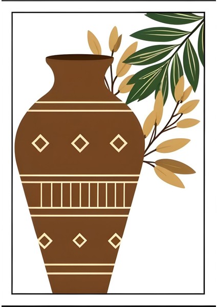 Matisse - Boho - Art Deco - Soyut - Doğa ( 3 Lü Çerçevesiz ) Poster - Afiş - Tablo KR2C00186/
