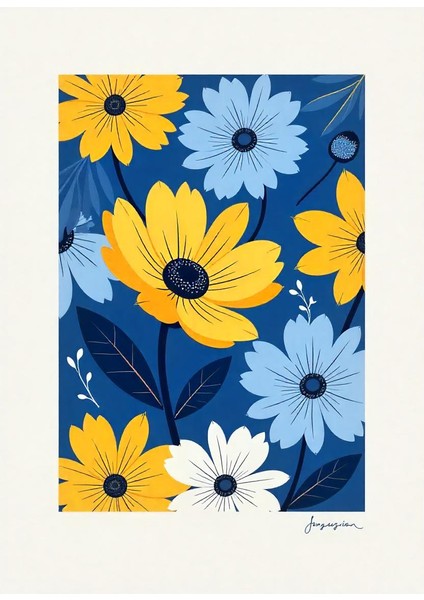 Matisse - Boho - Art Deco - Soyut - Doğa ( 3 Lü Çerçevesiz ) Poster - Afiş - Tablo KR2C00300/ fırsatları