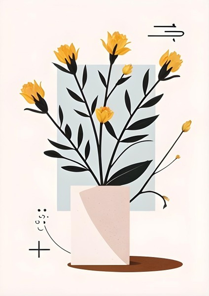 Matisse - Boho - Art Deco - Soyut - Doğa ( 3 Lü Çerçevesiz ) Poster - Afiş - Tablo KR2C00077/