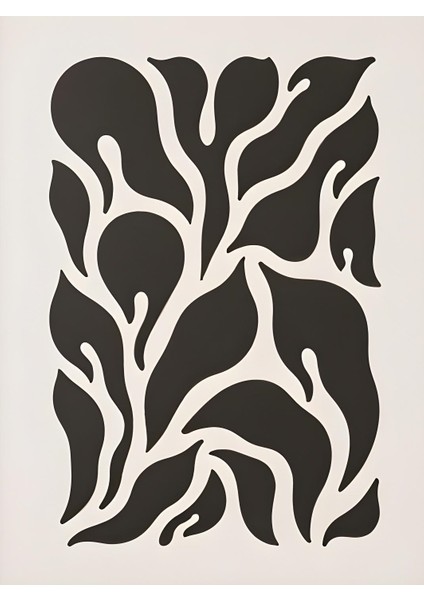 Matisse - Boho - Art Deco - Soyut - Doğa ( 3 Lü Çerçevesiz ) Poster - Afiş - Tablo KR2C00699/