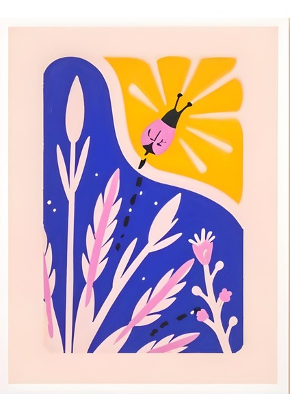 Matisse - Boho - Art Deco - Soyut - Doğa ( 3 Lü Çerçevesiz ) Poster - Afiş - Tablo KR2C00711/