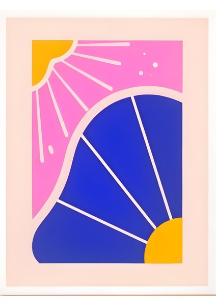 Matisse - Boho - Art Deco - Soyut - Doğa ( 3 Lü Çerçevesiz ) Poster - Afiş - Tablo KR2C00711/