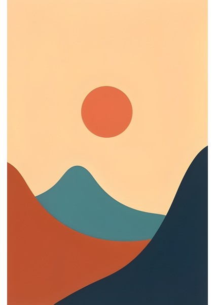 Matisse - Boho - Art Deco - Soyut - Doğa ( 3 Lü Çerçevesiz ) Poster - Afiş - Tablo KR2C00859/