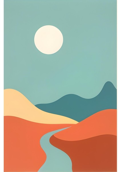 Matisse - Boho - Art Deco - Soyut - Doğa ( 3 Lü Çerçevesiz ) Poster - Afiş - Tablo KR2C00859/