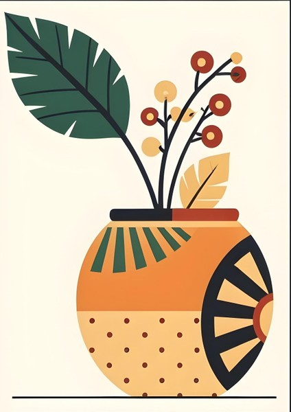 Matisse - Boho - Art Deco - Soyut - Doğa ( 3 Lü Çerçevesiz ) Poster - Afiş - Tablo KR2C00184/ fırsatları