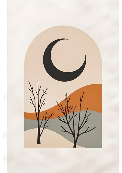 Matisse - Boho - Art Deco - Soyut - Doğa ( 3 Lü Çerçevesiz ) Poster - Afiş - Tablo KR2C00198/