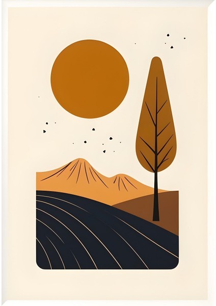 Matisse - Boho - Art Deco - Soyut - Doğa ( 3 Lü Çerçevesiz ) Poster - Afiş - Tablo KR2C00160/ fırsatları