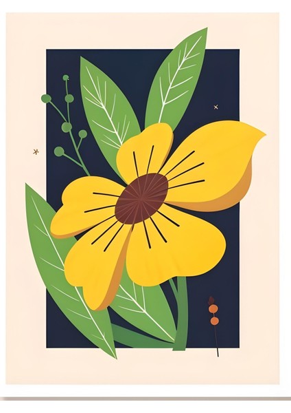 Matisse - Boho - Art Deco - Soyut - Doğa ( 3 Lü Çerçevesiz ) Poster - Afiş - Tablo KR2C00706/
