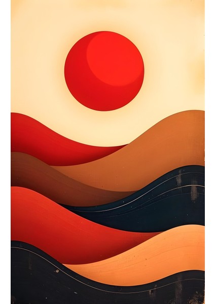 Matisse - Boho - Art Deco - Soyut - Doğa ( 3 Lü Çerçevesiz ) Poster - Afiş - Tablo KR2C00892/