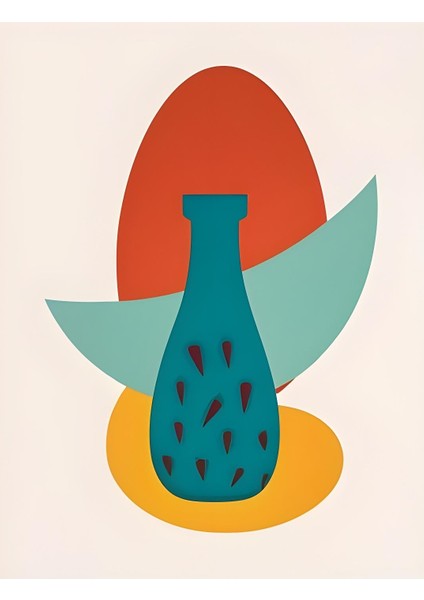 Matisse - Boho - Art Deco - Soyut - Doğa ( 3 Lü Çerçevesiz ) Poster - Afiş - Tablo KR2C00267/ modelleri