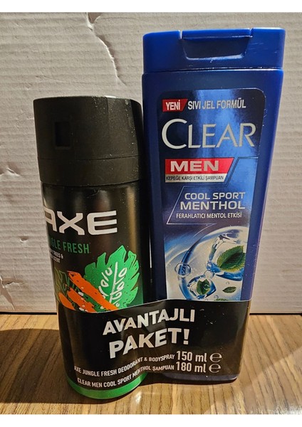Axe Deo&clear Şampuan Hediyeli