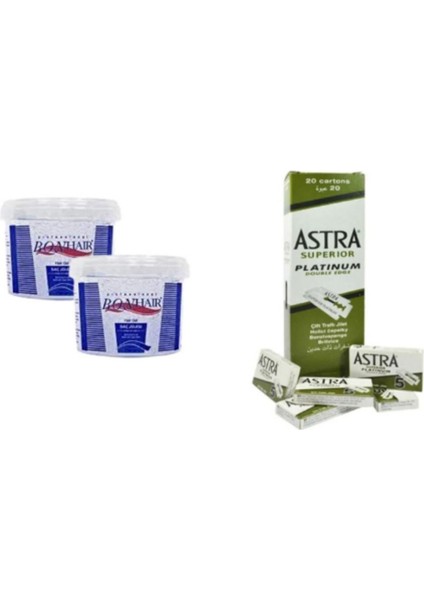 Bonhair 2'li Saç Jolesi 1400GR + Astra Superior Platinum Tam Jilet
