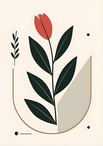 Matisse - Boho - Art Deco - Soyut - Doğa ( 3 Lü Çerçevesiz ) Poster - Afiş - Tablo KR2C00078/ fiyatları