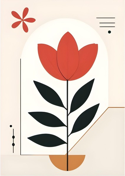 Matisse - Boho - Art Deco - Soyut - Doğa ( 3 Lü Çerçevesiz ) Poster - Afiş - Tablo KR2C00078/ modelleri