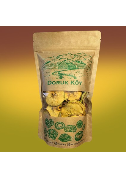 Elma Kurusu - Doruk Köy Kurutulmuş Elma Dilimleri - 200 gr