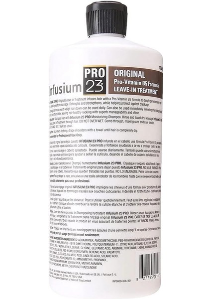 Infusium 23 Formül Pro-Vitamin Durulanmayan Saç Bakımı 1 Litre fiyatları