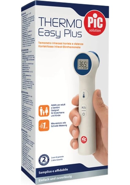 Thermo Easy Plus Temassız Ateş Ölçer - Taşıma Kılıfı Hediye