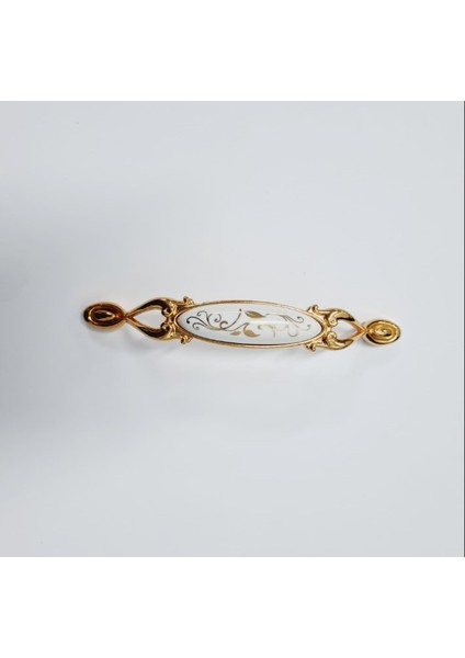 Miray 96 mm Metal Gold Porselen Sarmaşık Desenli - 5 Adet fırsatları