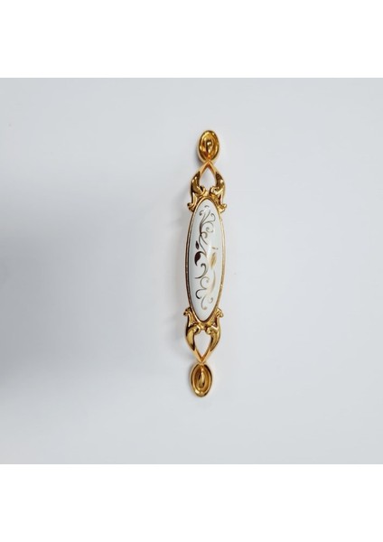 Miray 96 mm Metal Gold Porselen Sarmaşık Desenli - 5 Adet indirimleri