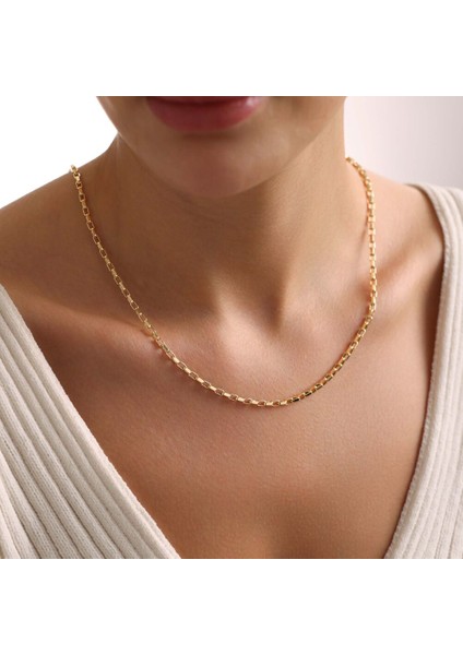 Unisex Kare Forse Yeni 14 Ayar 50 cm