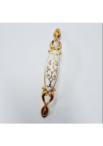 Miray 96 mm Metal Gold Porselen Motif Desenli - 5 Adet