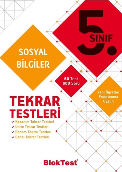 5.sınıf Sosyal Tekrar Testleri