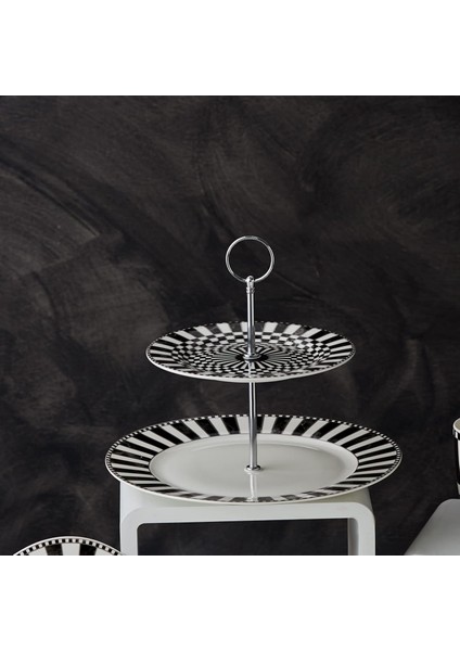 Damalı Katlı Kurabiyelik 27 cm