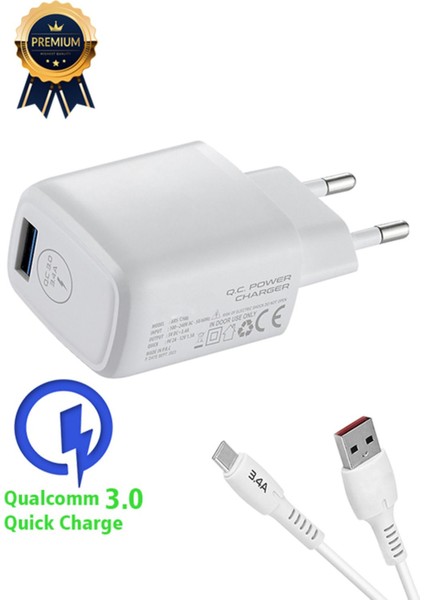 Şarj Seti Adaptör ve Kablo 3.0A 18W modelleri