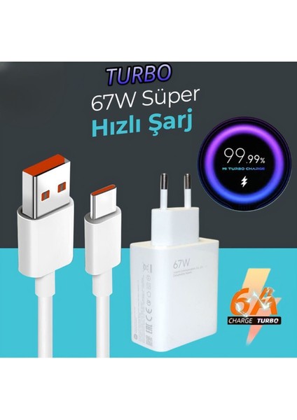 33W (Watt) Turbo Hızlı Şarj Cihazı Adaptörü ve Kablosu (Kutulu Set) fiyatları