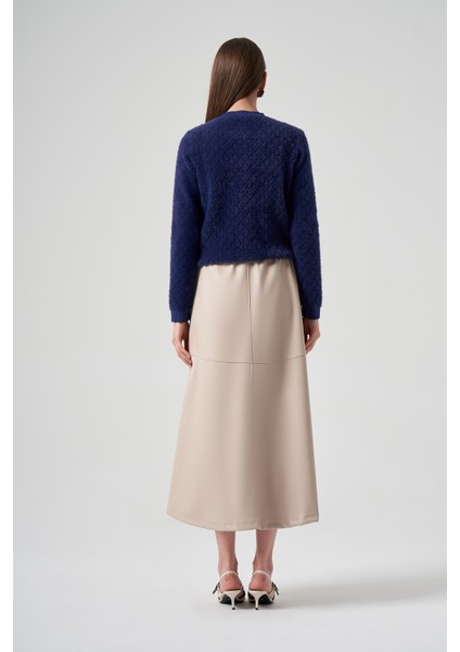 Triko Düğme Detay Kısa Hırka 7001 Saks indirimleri