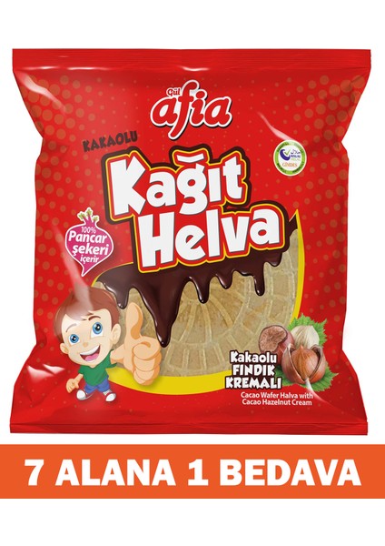 Kakaolu Kağıt Helva 40 gr 8 Adet