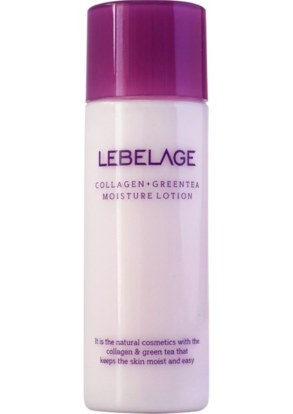 Yatıştırıcı, Çizgi Karşıtı Nemlendirici Losyon Lebelage Collagen Green Tea Mini 30 ml