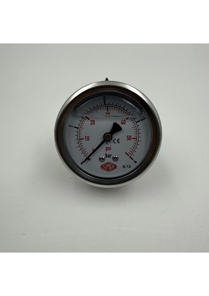 Q 63 - 0 - 4 Bar 1/4 Gliserinli Pano Tipi Manometre modelleri