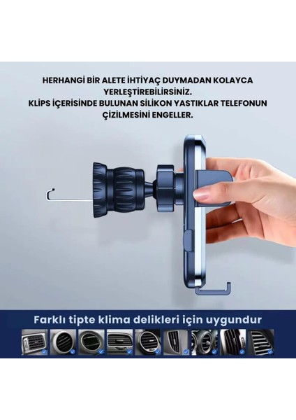 Klipsli Sarsılmaz Airwent Araç Havalandırma Telefon Tutucu Araç Içi Telefon Tutucu indirimleri