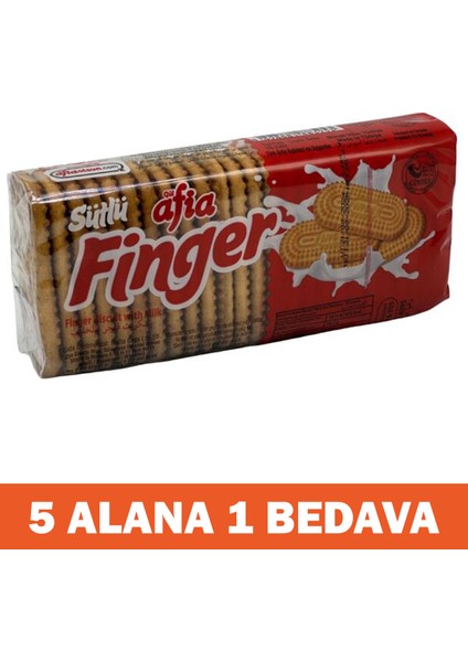 Sütlü Finger Bisküvi 140 gr 5 Alana 1 Bedava