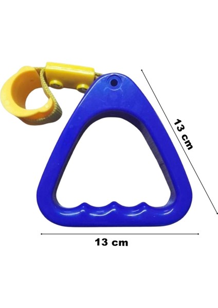 Araç Içi Tutamaç Üçgen El Tutamağı Askı Fonksiyonel Tofaş Dolmuş Otobüs Ofis Ev Mavi 3 Adet