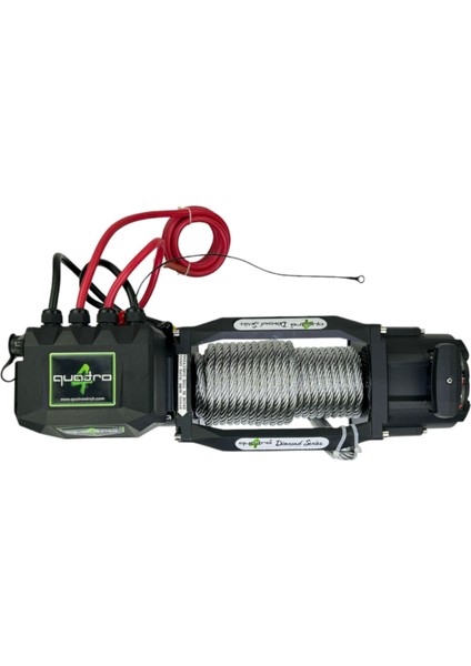 24V 13500 Lb Çelik Halatlı Vinç Çekici - Kurtarıcı Vinci