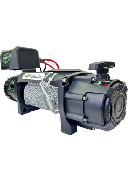 24V 13500 Lb Çelik Halatlı Vinç Çekici - Kurtarıcı Vinci