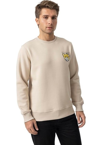 Beige Sweatshirt